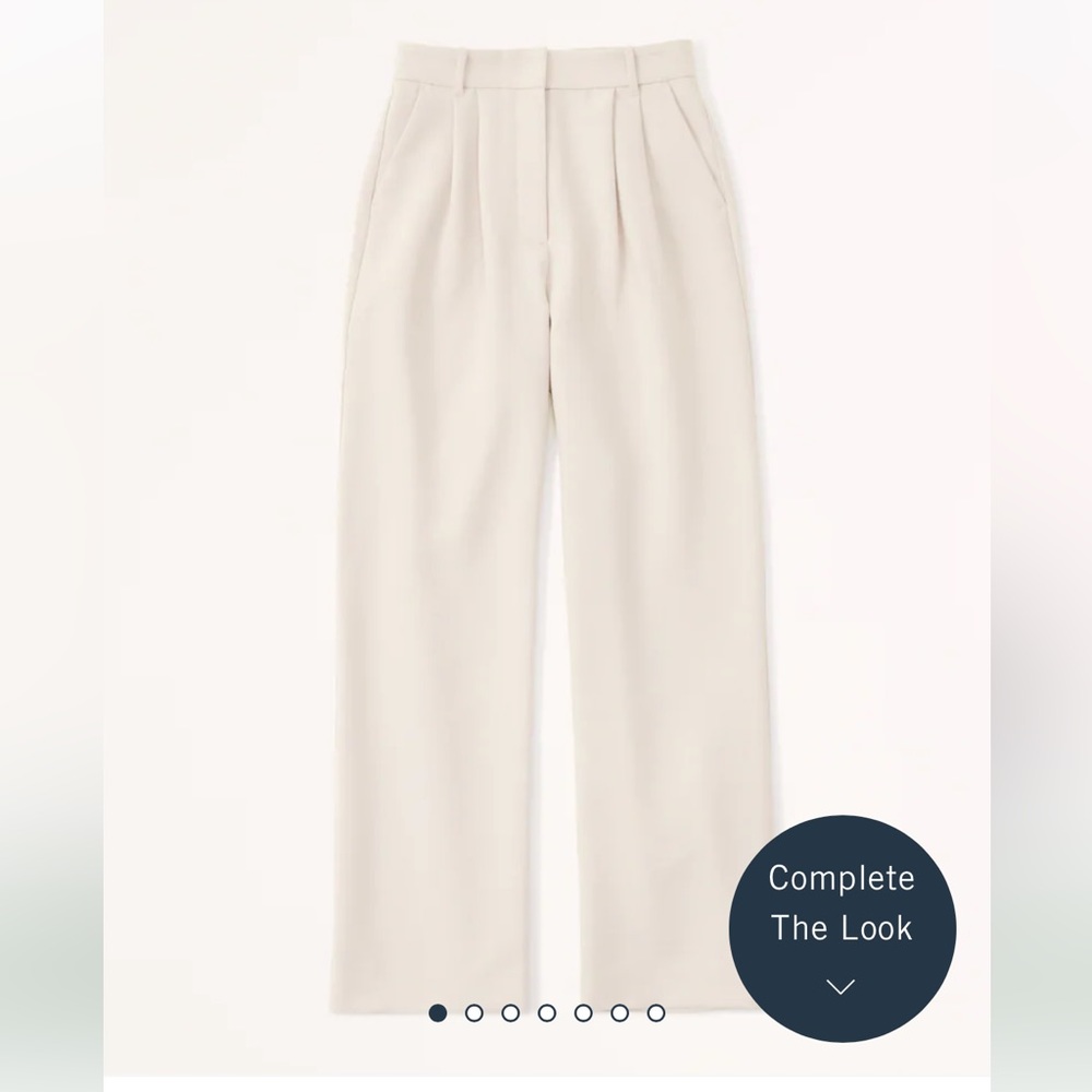 COPY - Abercrombie high waisted wide leg trouser